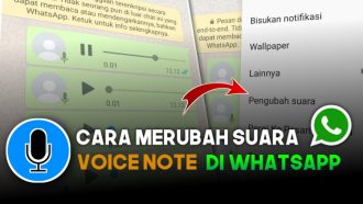 Cara Mengubah suara VN di WA GB via Youtube