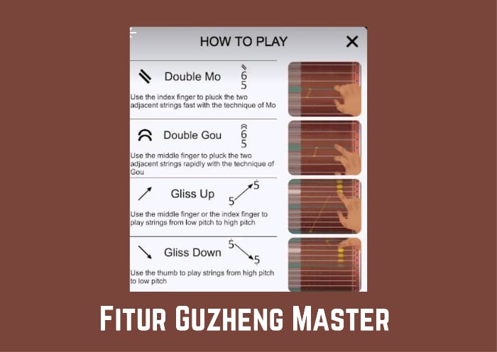 Fitur Pada Aplikasi Guzheng Master MOD Apk