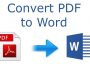 Cara Konversi PDF ke Word