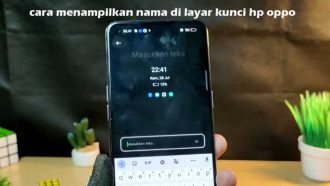 Cara Membuat Nama di Layar Kunci HP Oppo