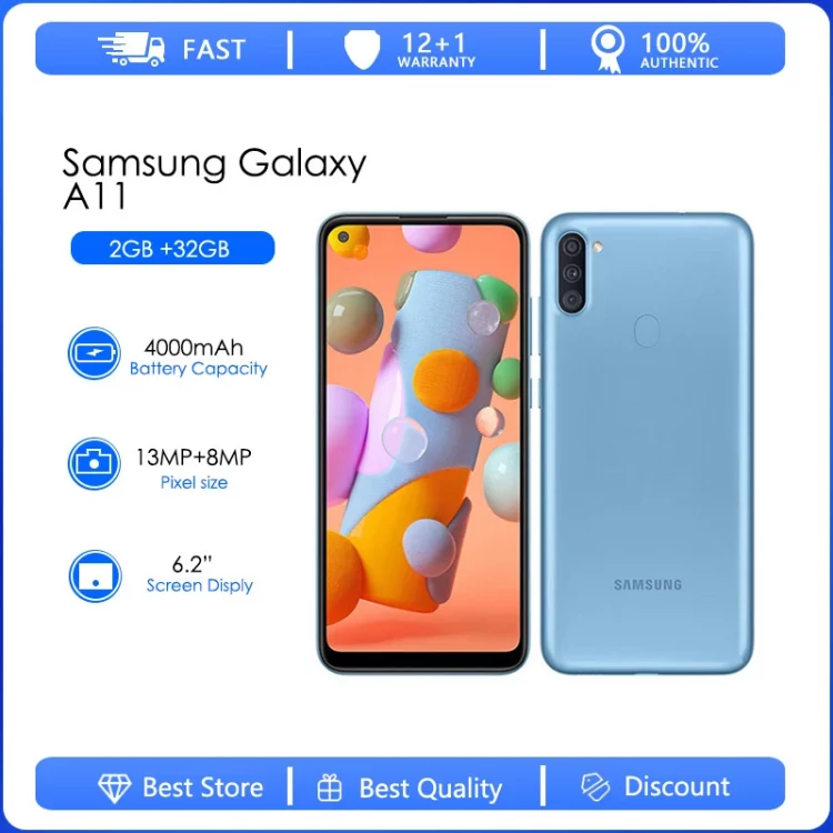 Samsung Galaxy A11  28 HP harga 2 jutaan Terbaik, Spek RAM 12 GB, 50 MP, 6000 mAh