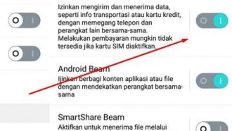 Cara mengaktifkan NFC di HP Android
