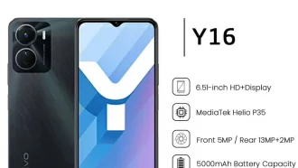 Full Spek vivo Y16 Lengkap