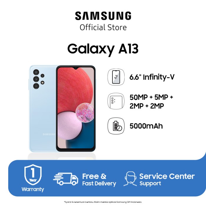 Samsung Galaxy A13 11 HP dengan Kamera Ultrawide Termurah dengan Hasil Jepretan Terbaik
