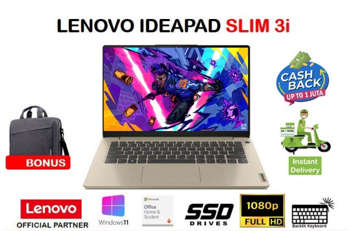 Lenovo Ideapad slim 3i 14 i3-1115G4 via Shopee