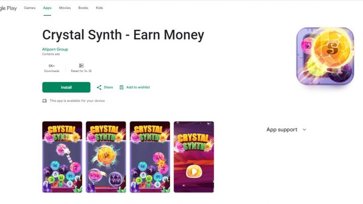 Crystal Synth - Earn Money