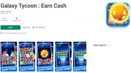 Galaxy Tycoon : Earn Cash
