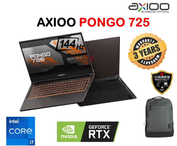 LAPTOP AXIOO PONGO 725 i7 12650H