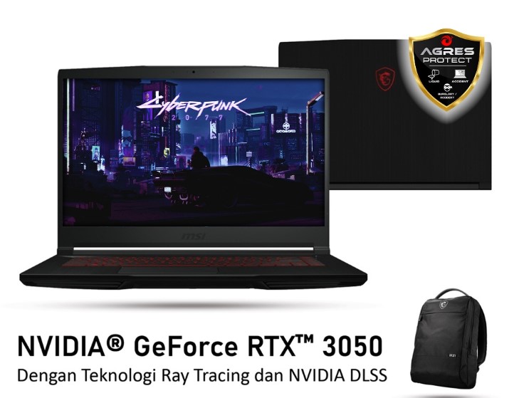 MSI THIN GF63 12UC GeForce RTX™ 3050